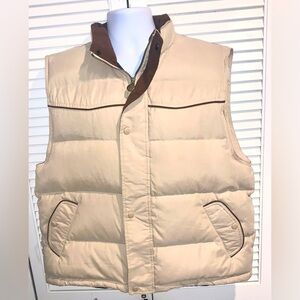 Outback Trading Co. Men’s Down Puffer Vest Tan
